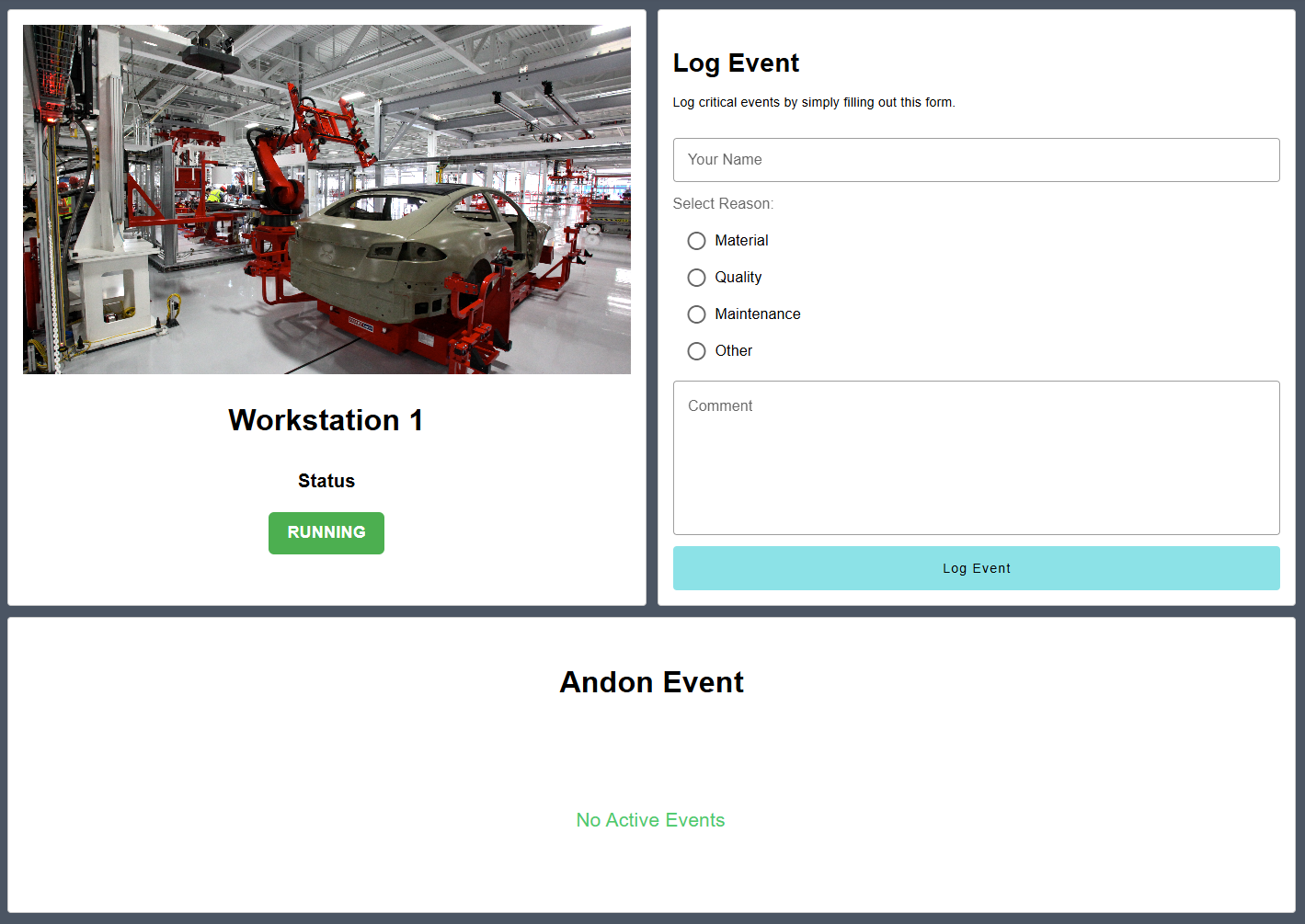 ANDON Blueprint Screenshot